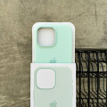 Чохол Silicone case з Magsafe на iPhone 15 Pro Max Light Mint (12)