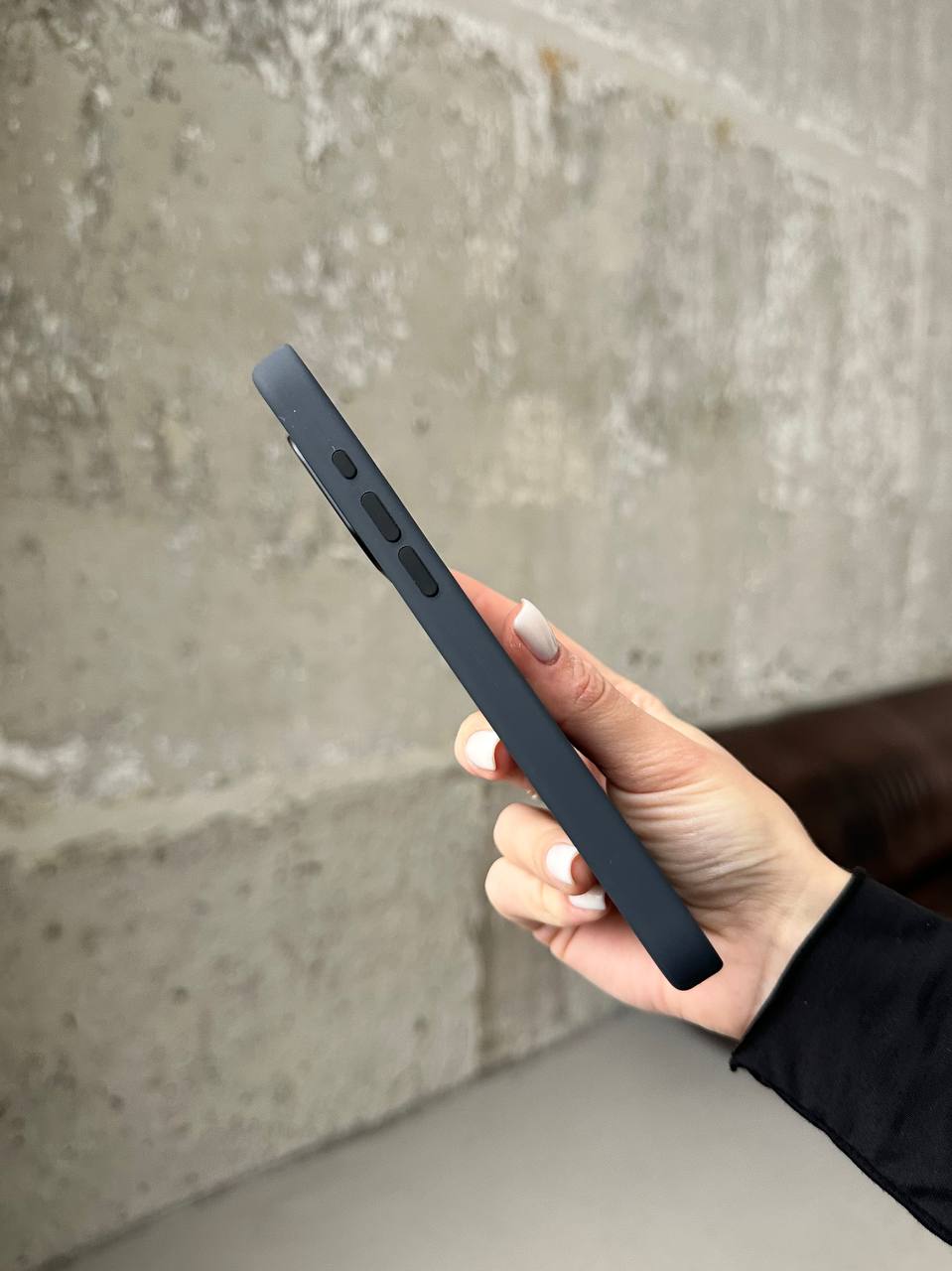 Чохол Silicone case з Magsafe на iPhone 15 Pro Black (01)