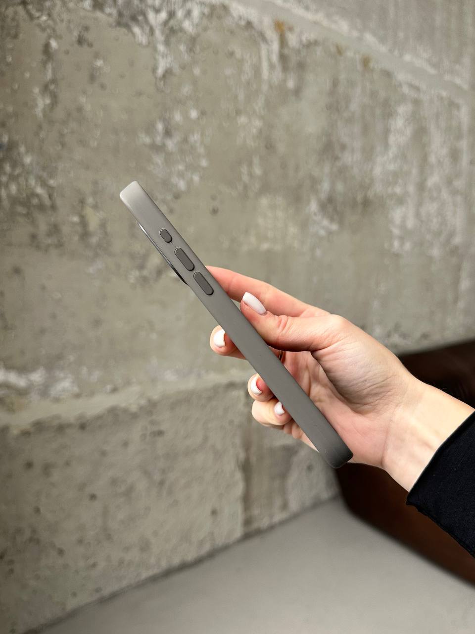 Чехол Silicone case с Magsafe на iPhone 15 Pro Max Clay (02)