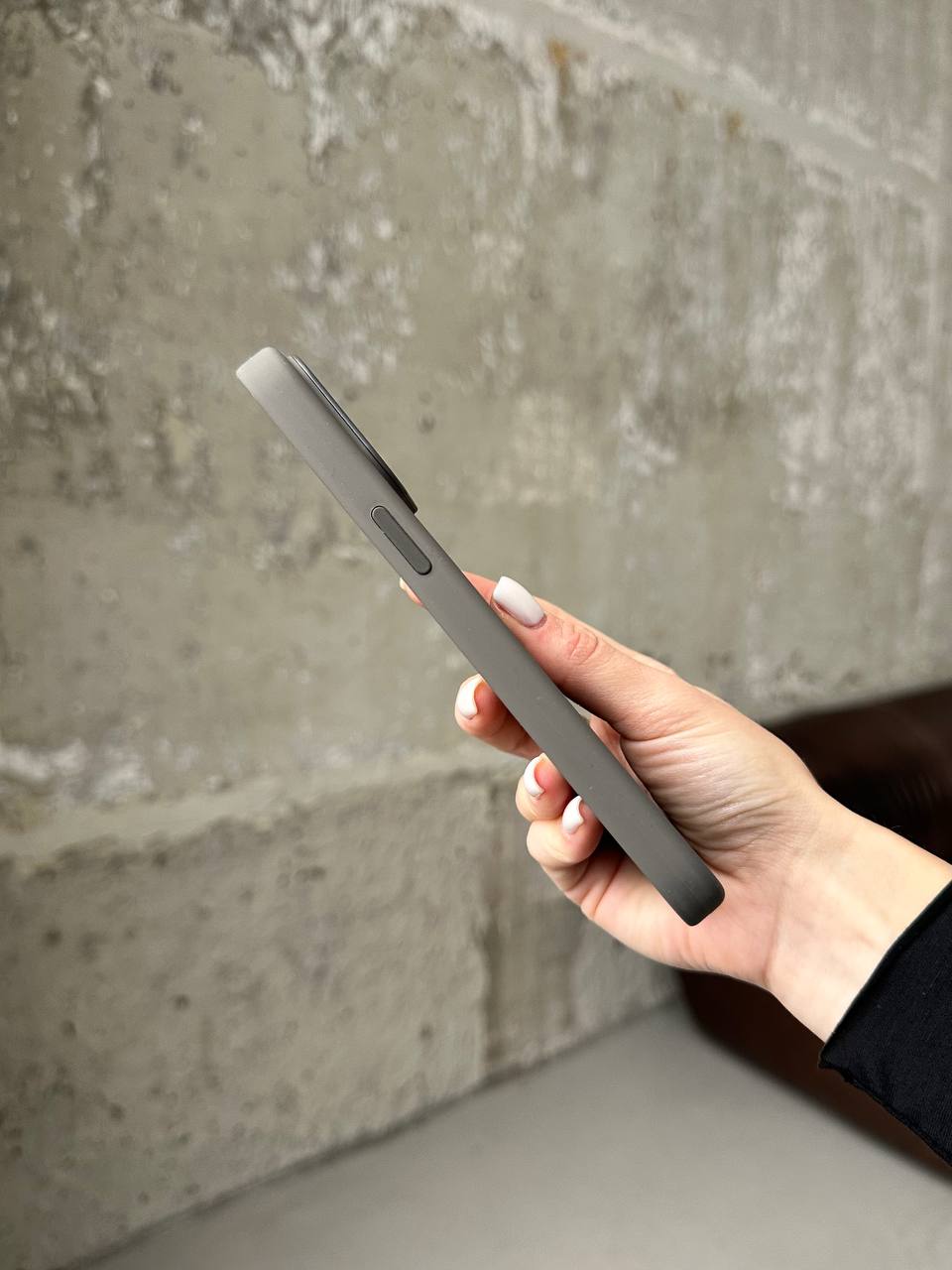 Чехол Silicone case с Magsafe на iPhone 15 Pro Max Clay (02)