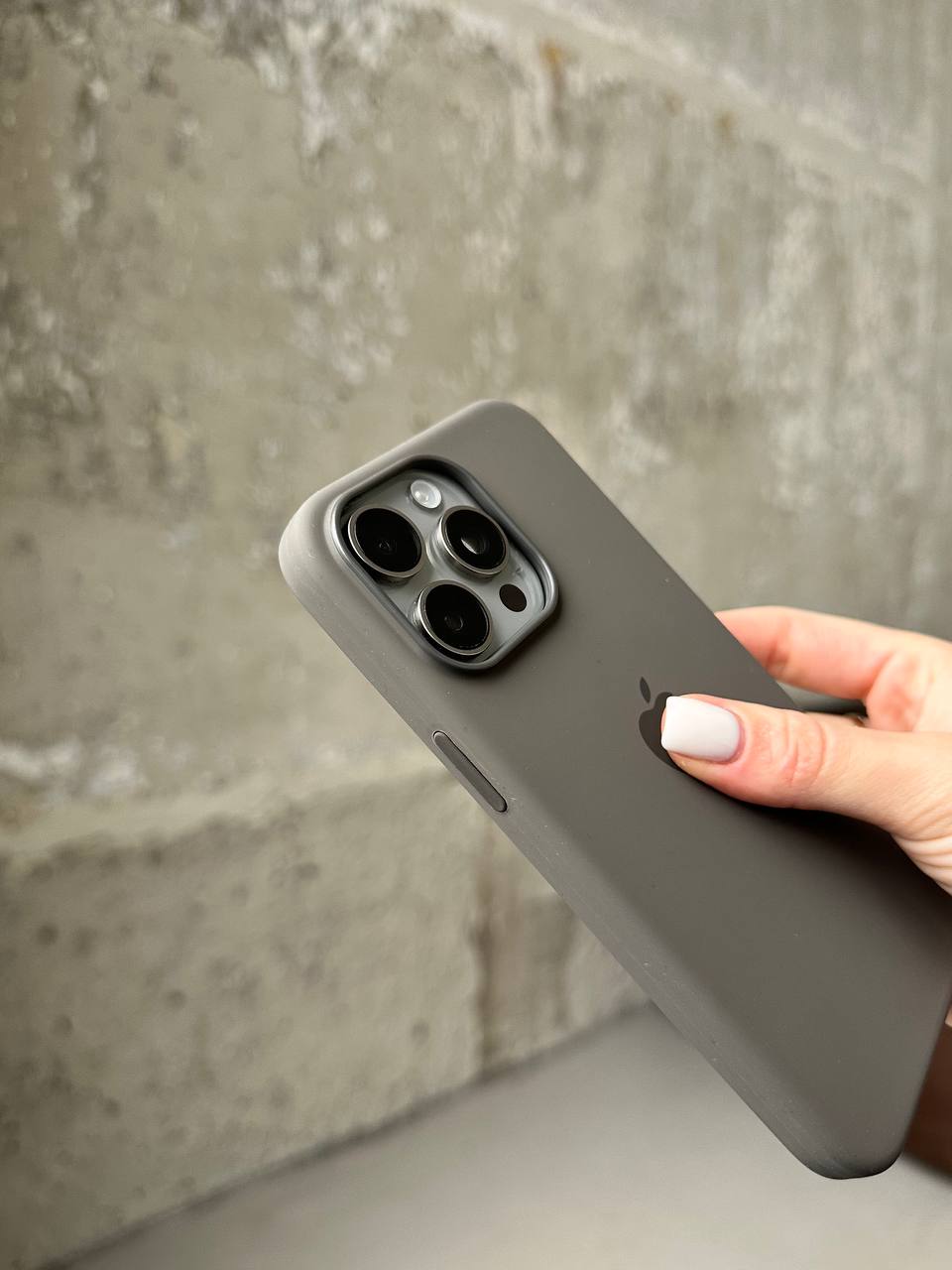 Чехол Silicone case с Magsafe на iPhone 15 Pro Max Clay (02)