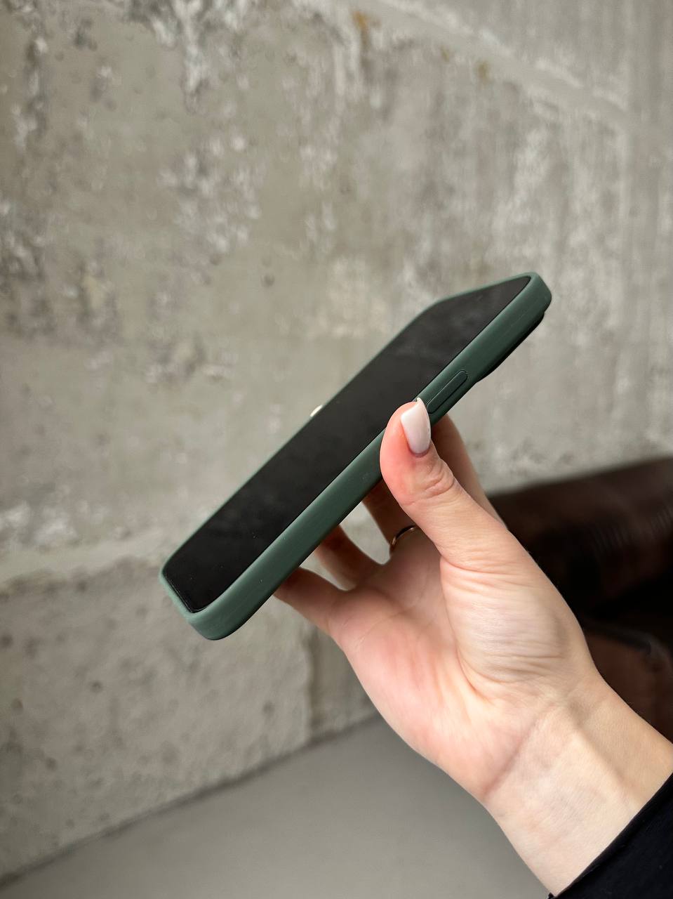 Чехол Silicone case с Magsafe на iPhone 15 Pro Max Cypress (05)