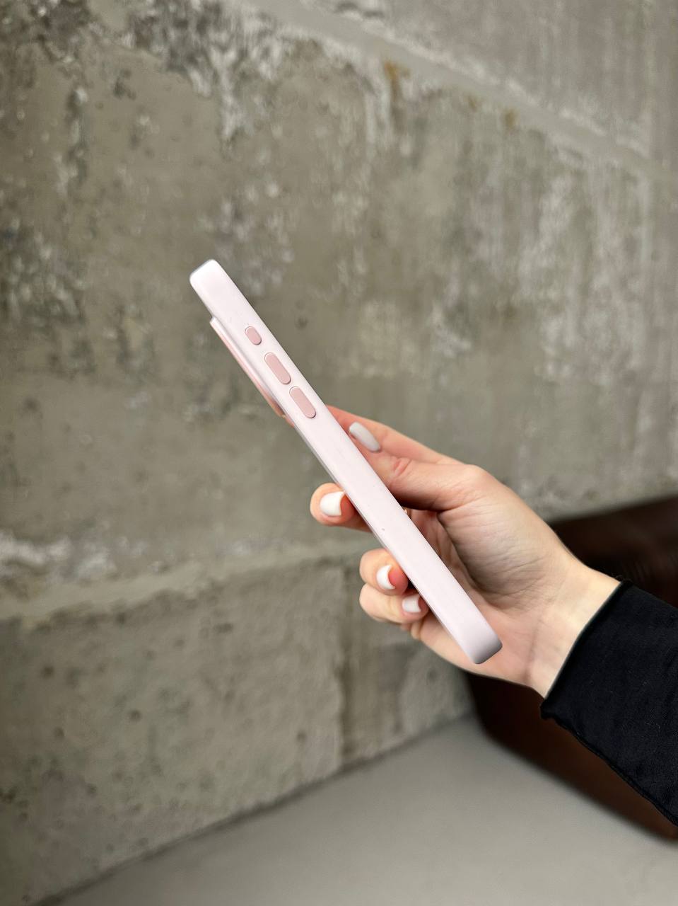 Чехол Silicone case с Magsafe на iPhone 15 Pro Max Light Pink (06)