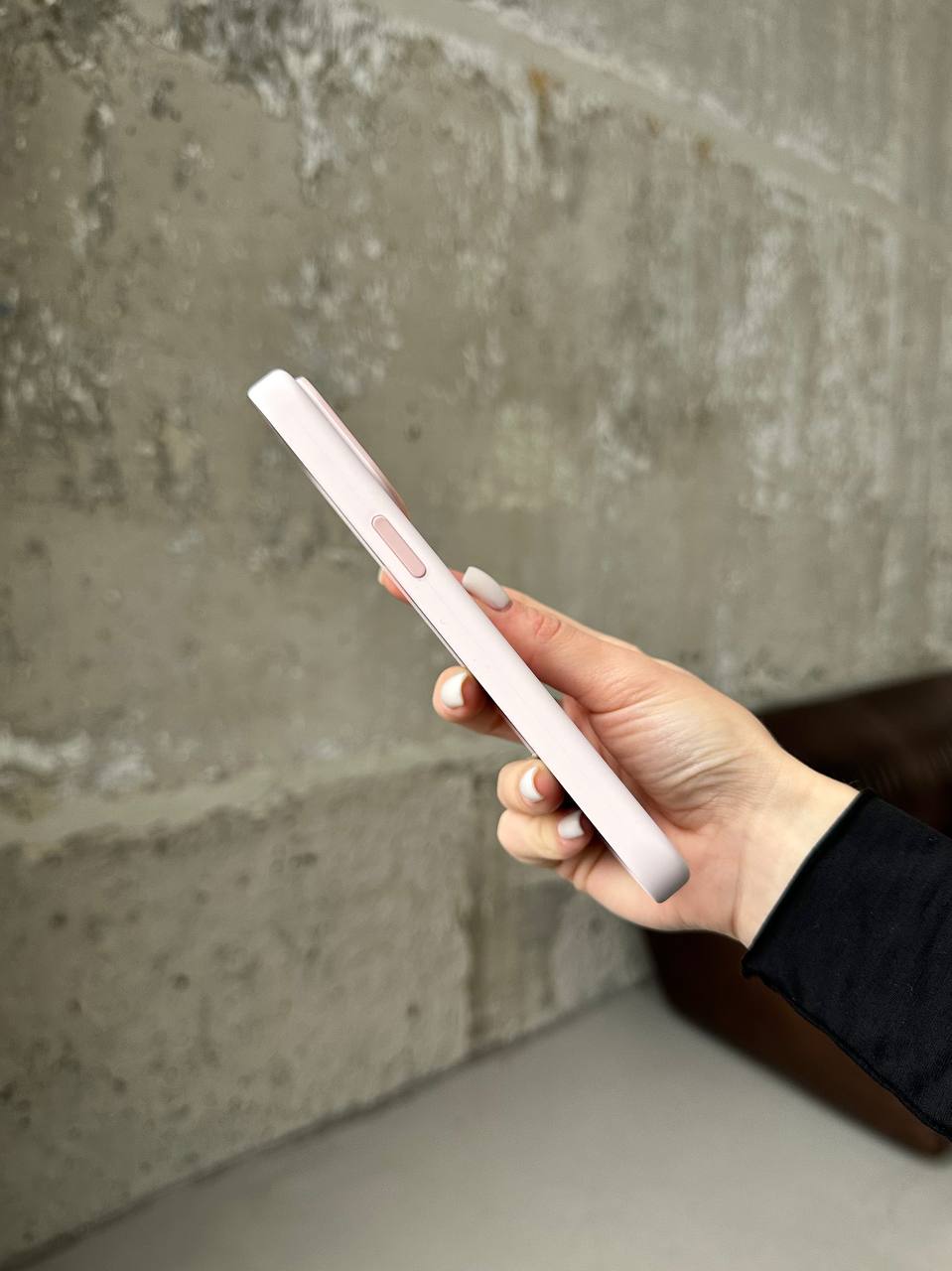 Чехол Silicone case с Magsafe на iPhone 15 Pro Max Light Pink (06)