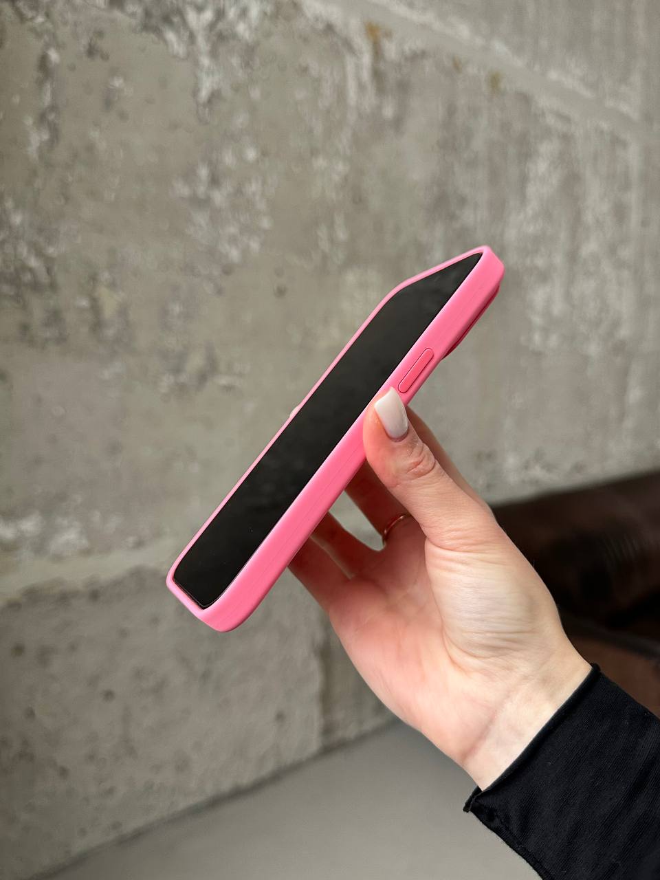 Чехол Silicone case с Magsafe на iPhone 15 Pro Max Pink (09)