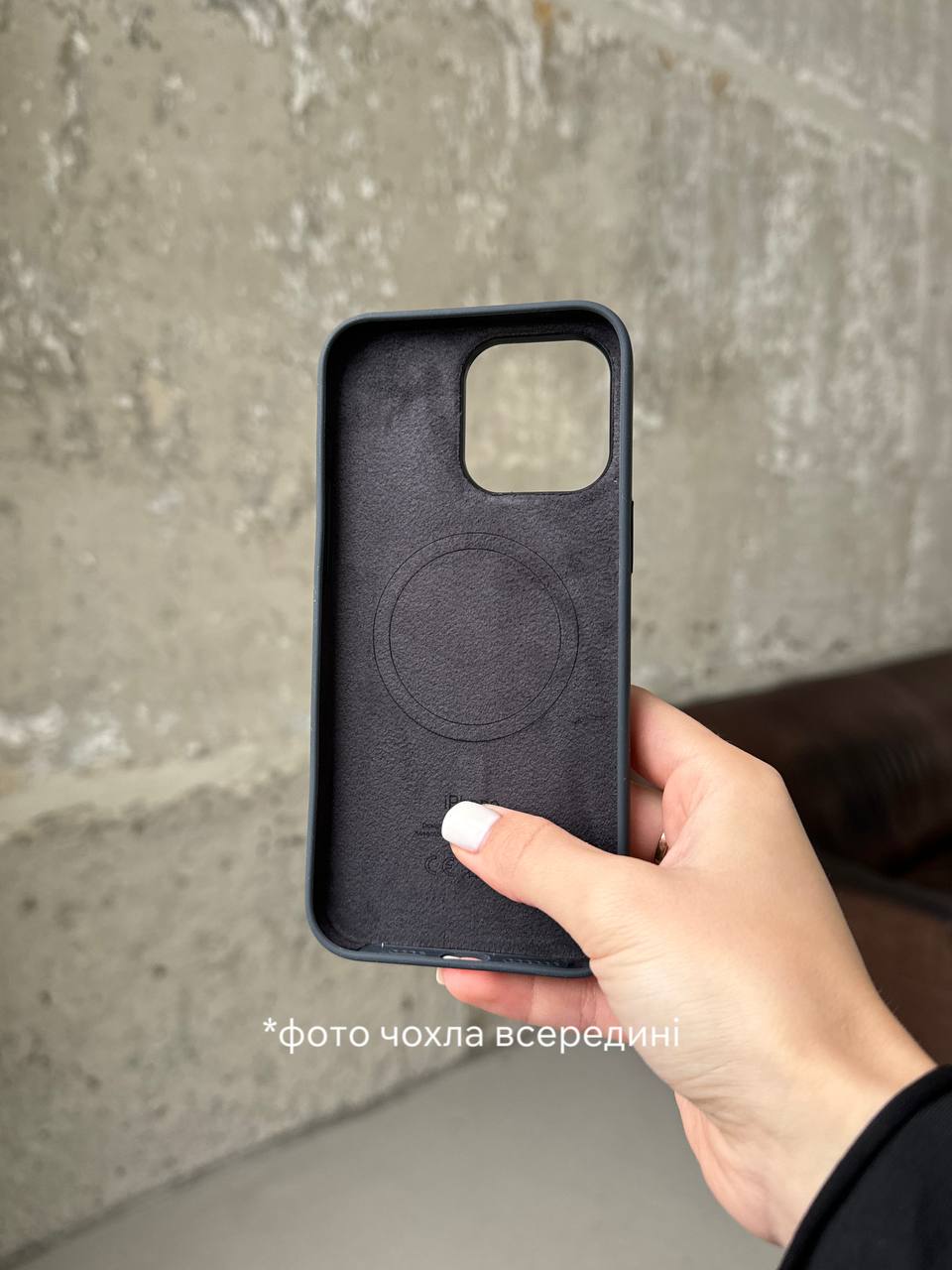 Чохол Silicone case з Magsafe на iPhone 14+ Iris (11)