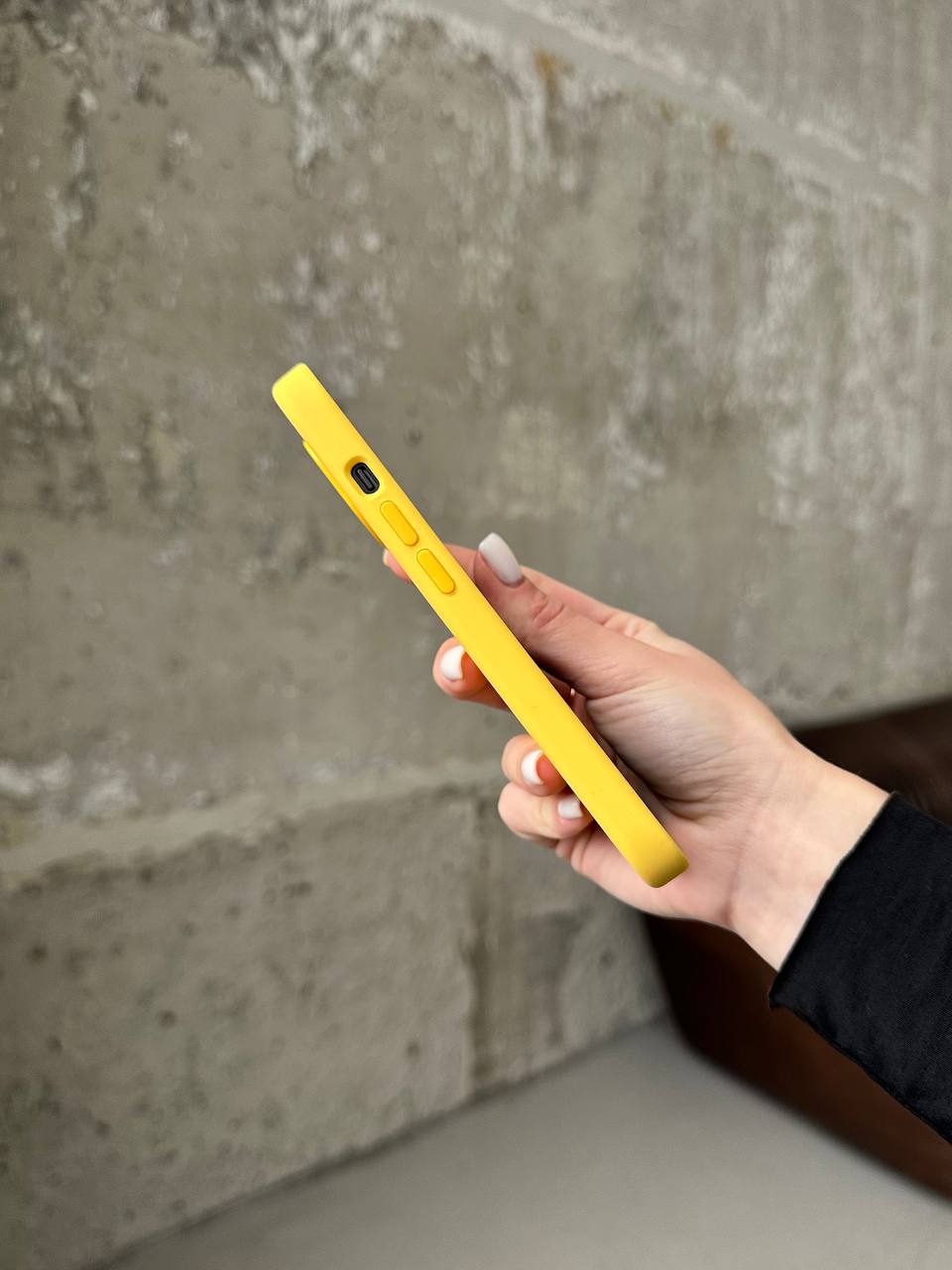 Чехол Silicone case с Magsafe на iPhone 15 Sunny Color (11)