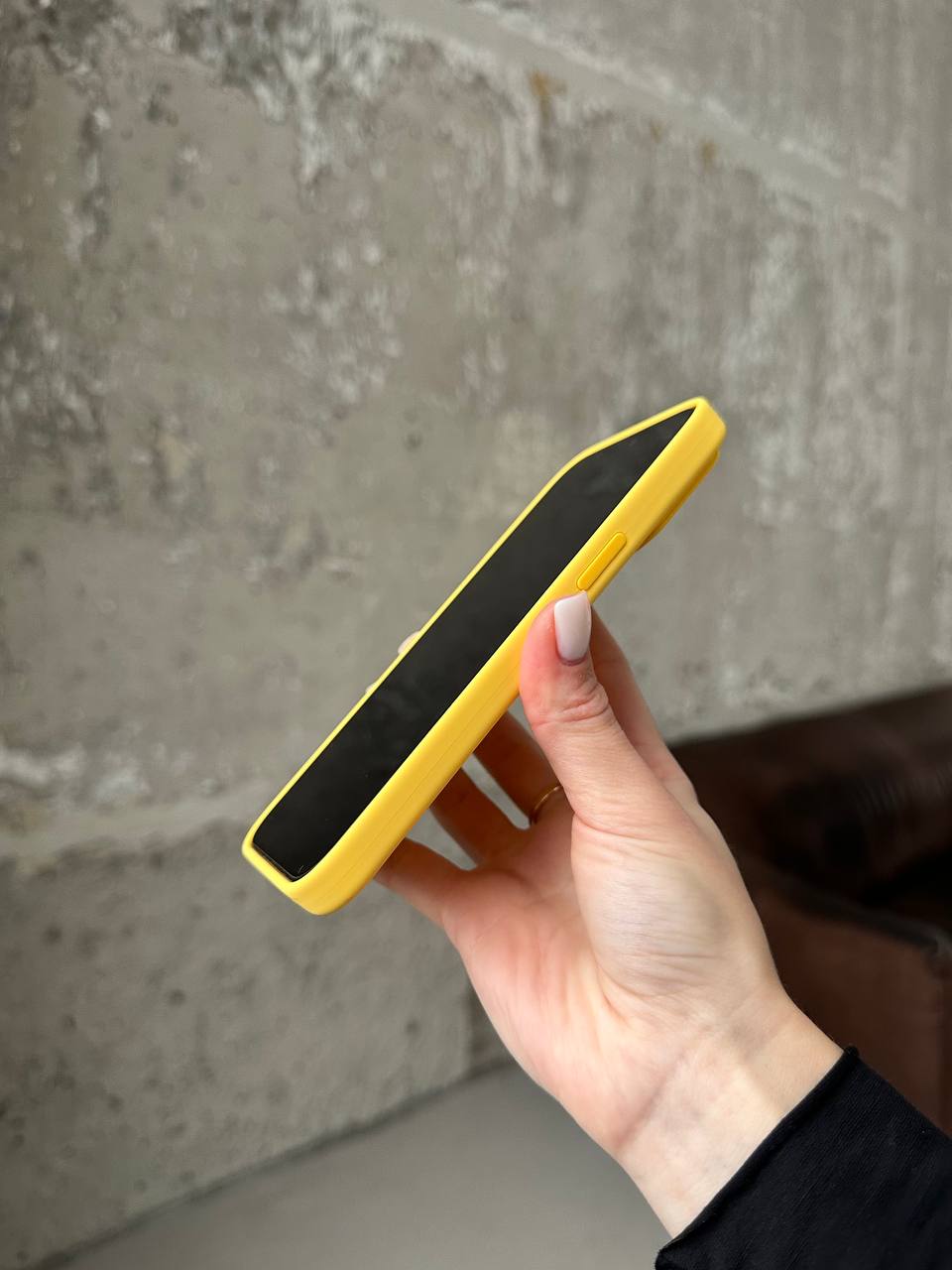 Чехол Silicone case с Magsafe на iPhone 15 Sunny Color (11)