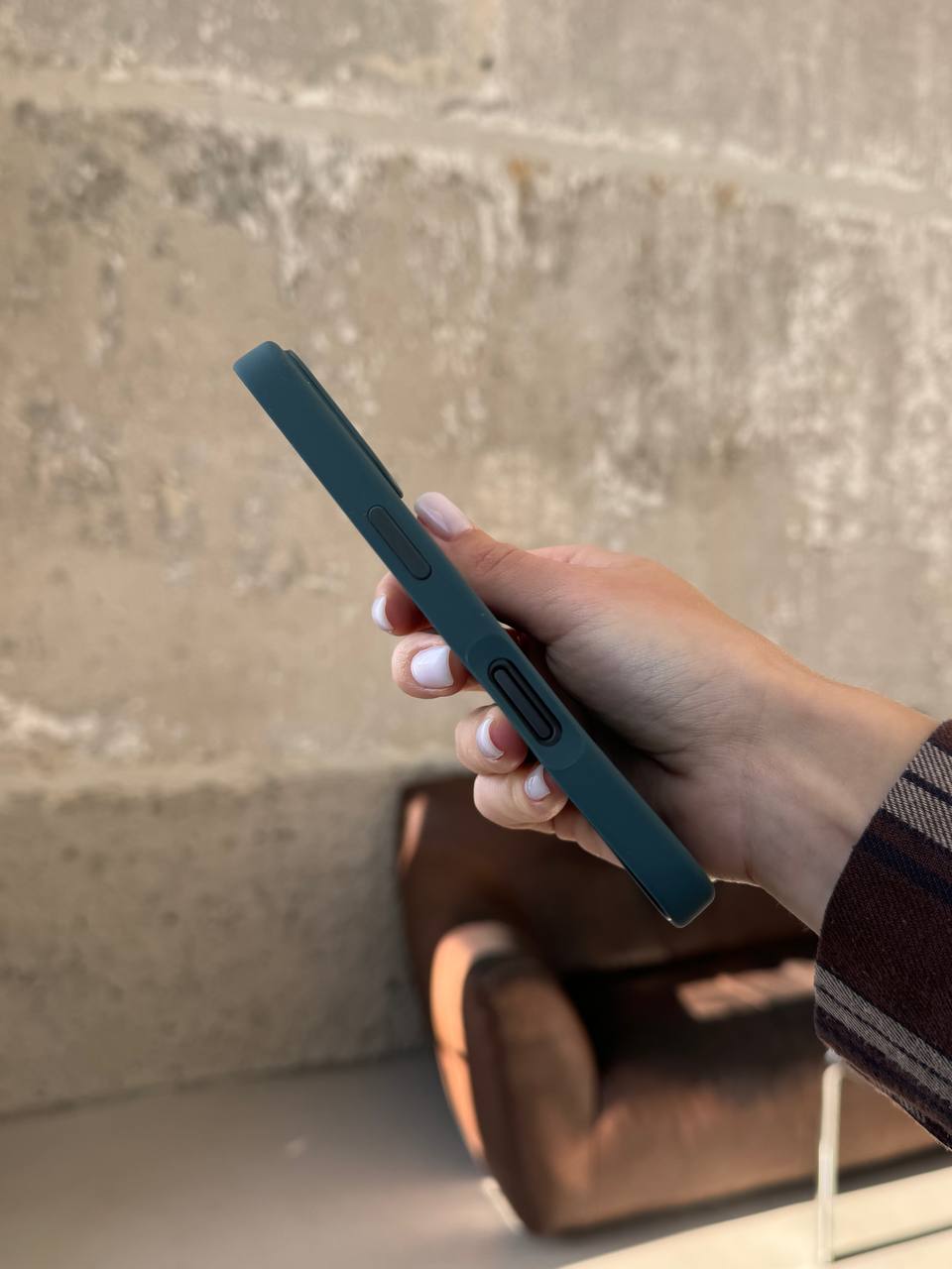 Чохол Silicone case з Magsafe на iPhone 16+ Lake Green (04)