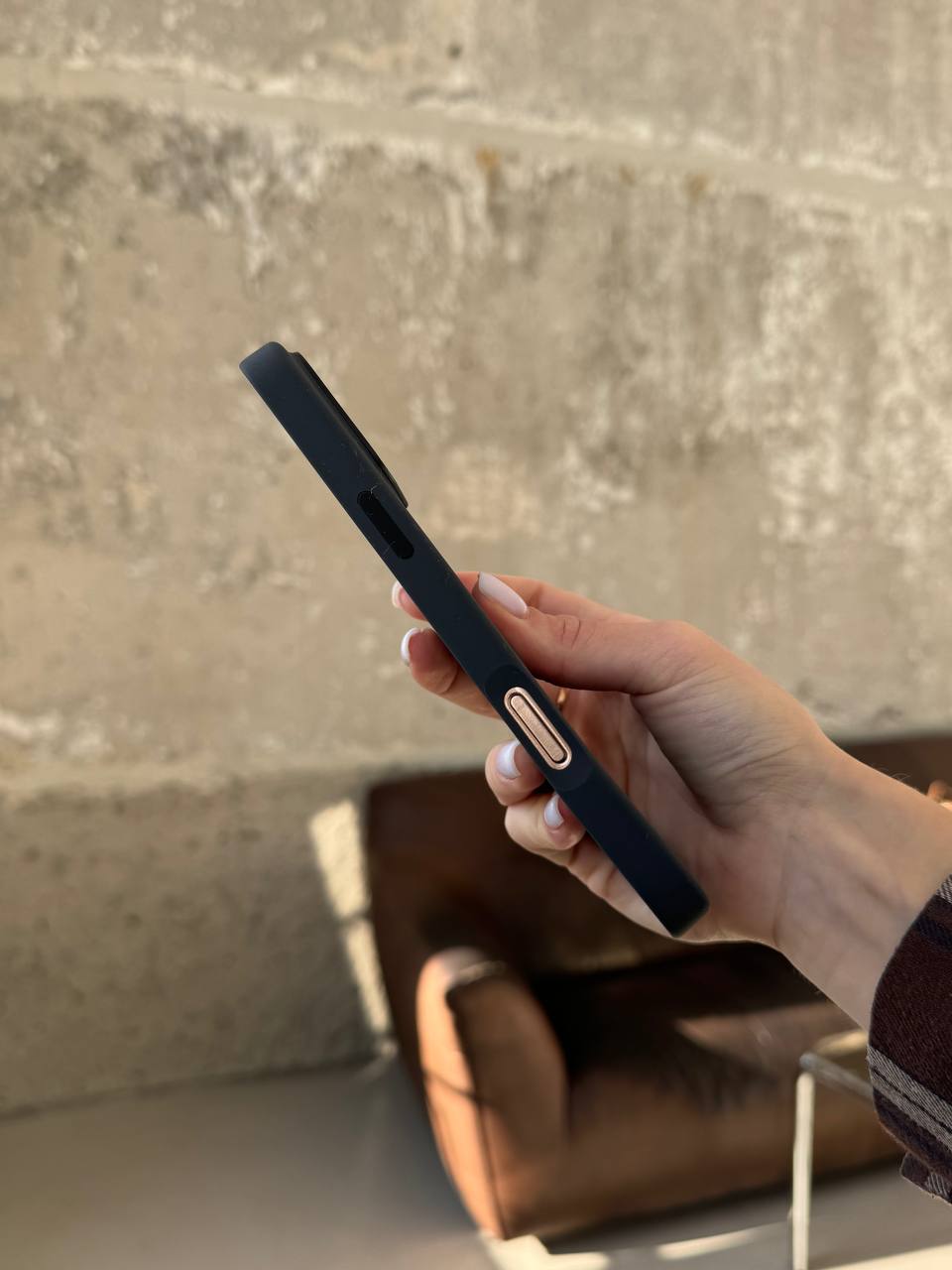 Чохол Silicone case з Magsafe на iPhone 16 Pro Black (01)