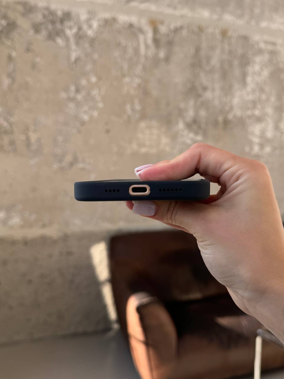 Чохол Silicone case з Magsafe на iPhone 16 Pro Black (01)