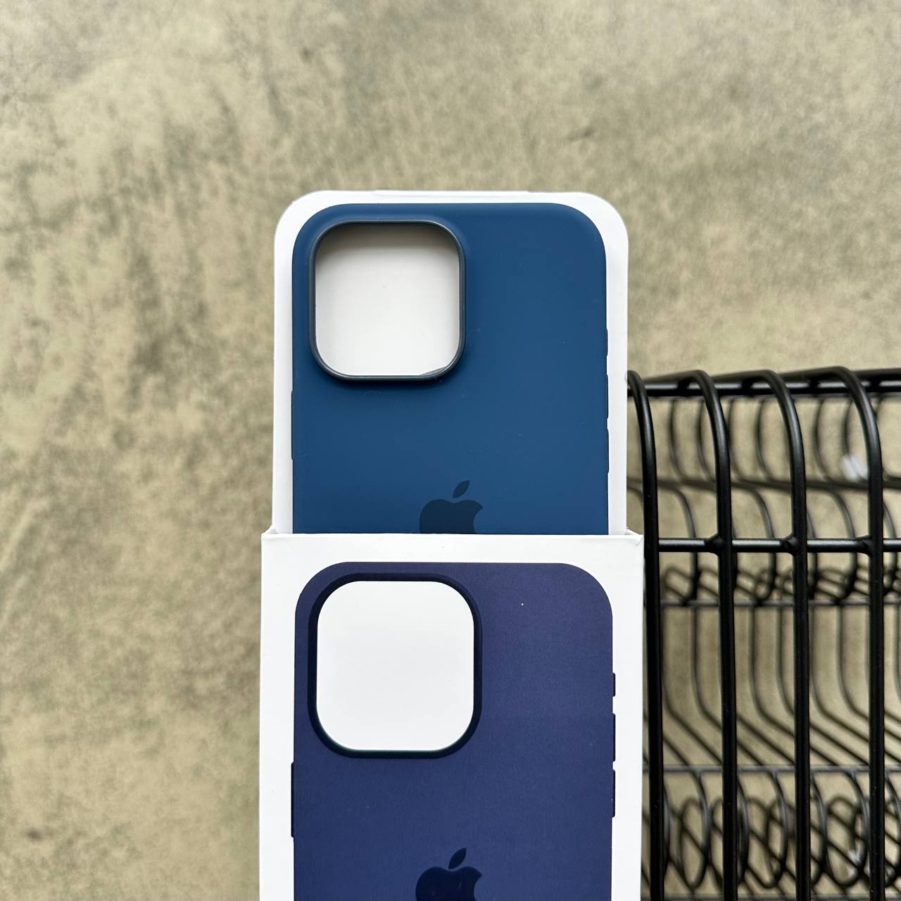 Чехол Silicone case с Magsafe на iPhone 16 Pro Denim (05)