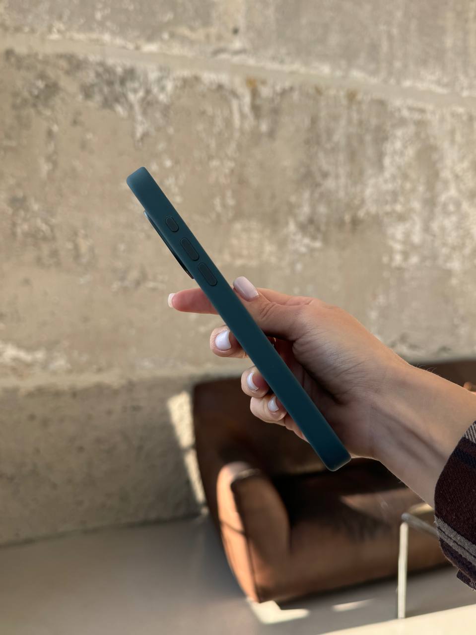 Чохол Silicone case з Magsafe на iPhone 16 Pro Max Lake Green (04)