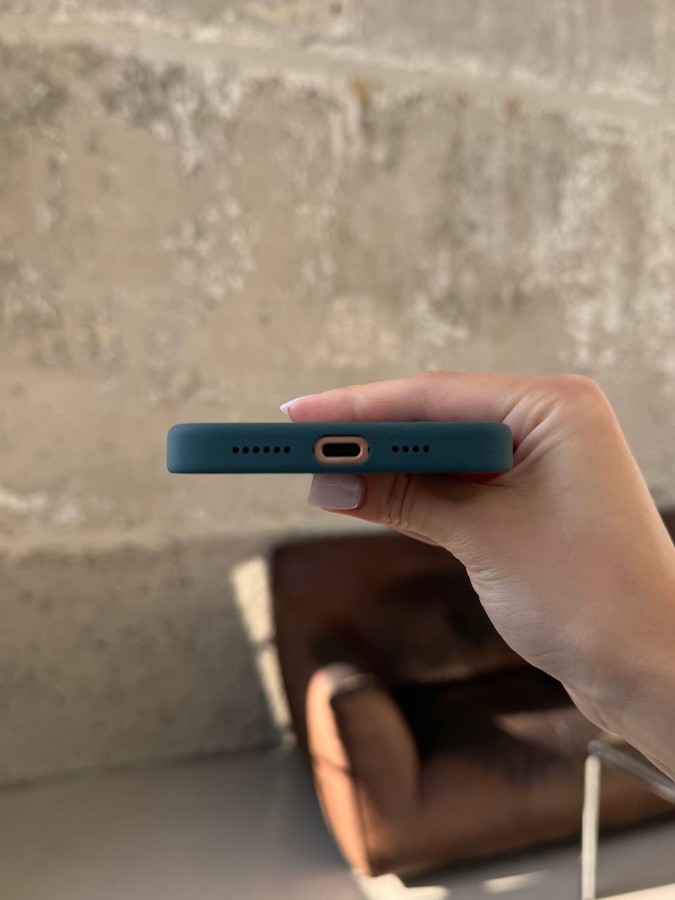 Чохол Silicone case з Magsafe на iPhone 16 Pro Max Lake Green (04)