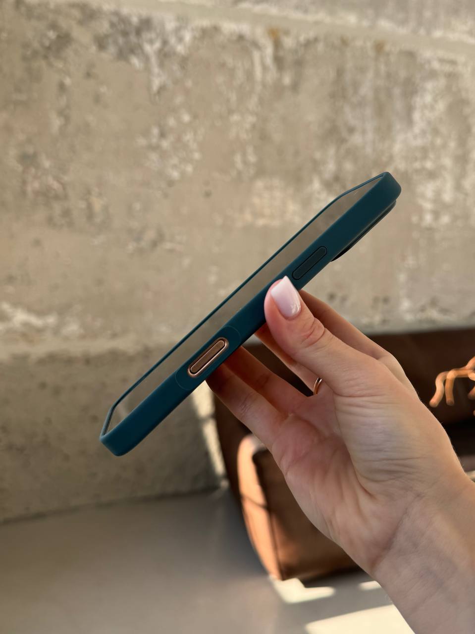 Чохол Silicone case з Magsafe на iPhone 16 Pro Max Lake Green (04)