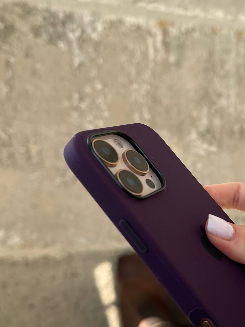 Чехол Silicone case с Magsafe на iPhone 16 Pro Plum (03)