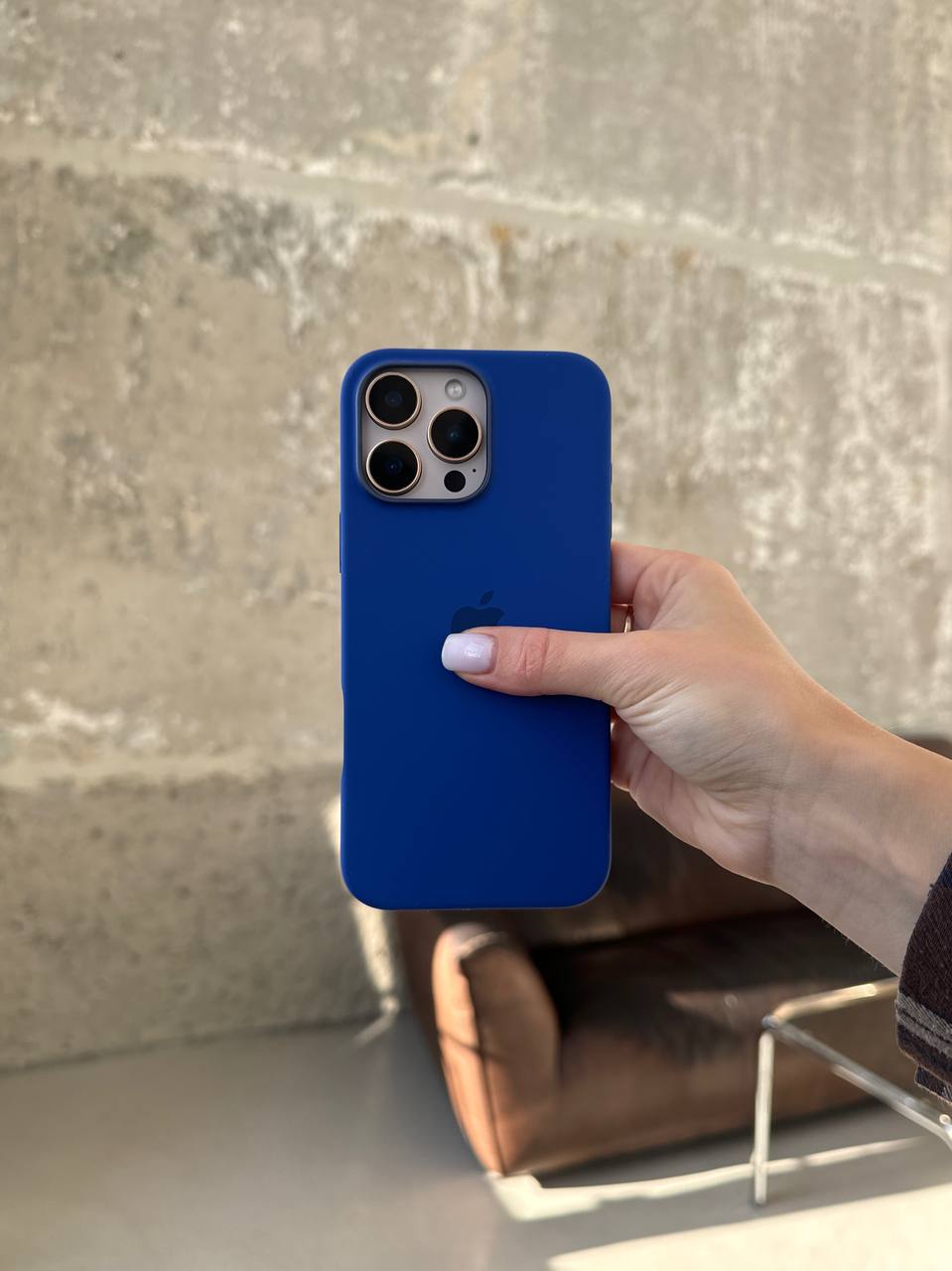 Чохол Silicone case з Magsafe на iPhone 16 Pro Max Ultramarine (06)