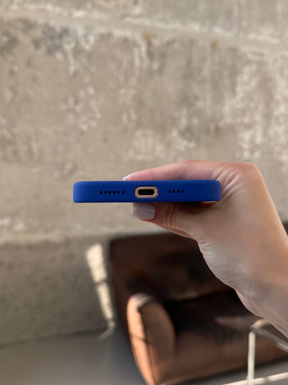 Чохол Silicone case з Magsafe на iPhone 16 Pro Max Ultramarine (06)