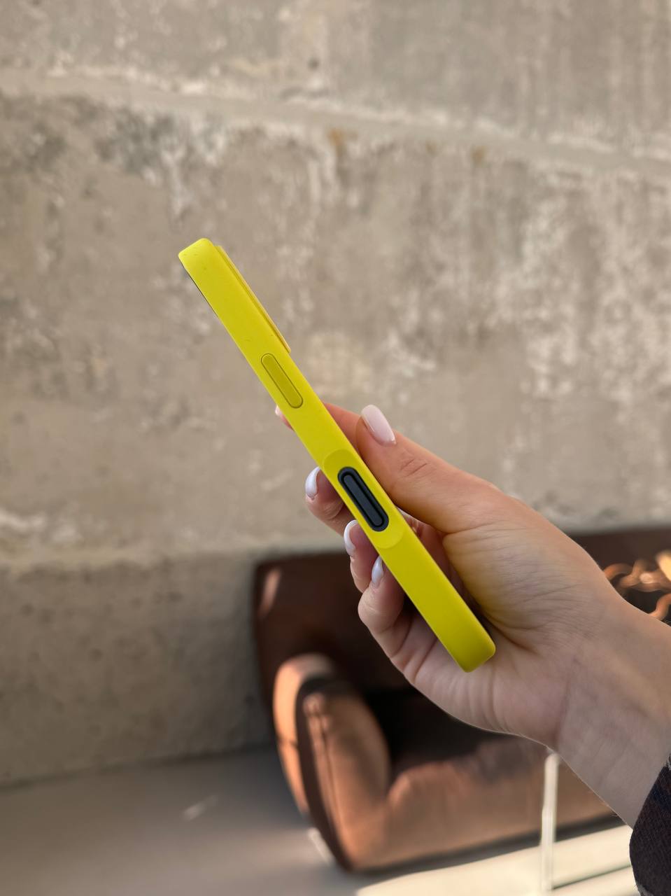 Чохол Silicone case з Magsafe на iPhone 16+ Star Fruit (08)