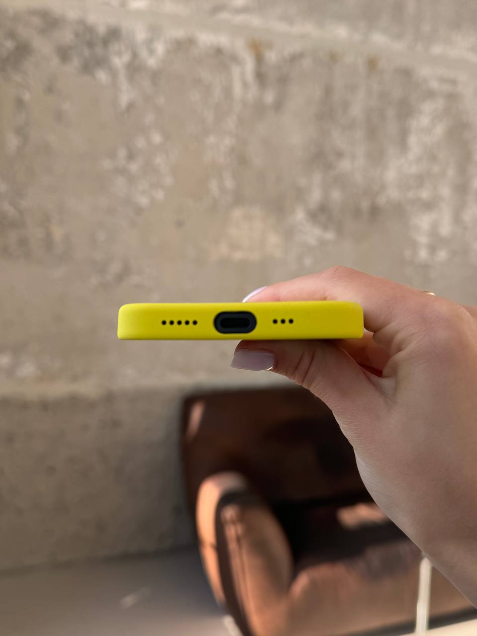 Чохол Silicone case з Magsafe на iPhone 16+ Star Fruit (08)