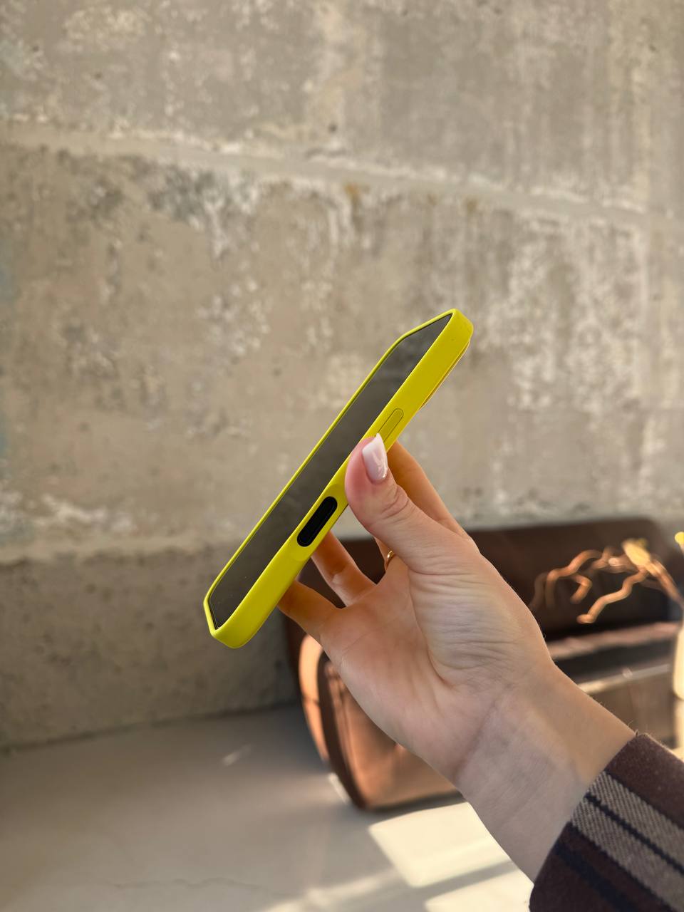 Чохол Silicone case з Magsafe на iPhone 16+ Star Fruit (08)