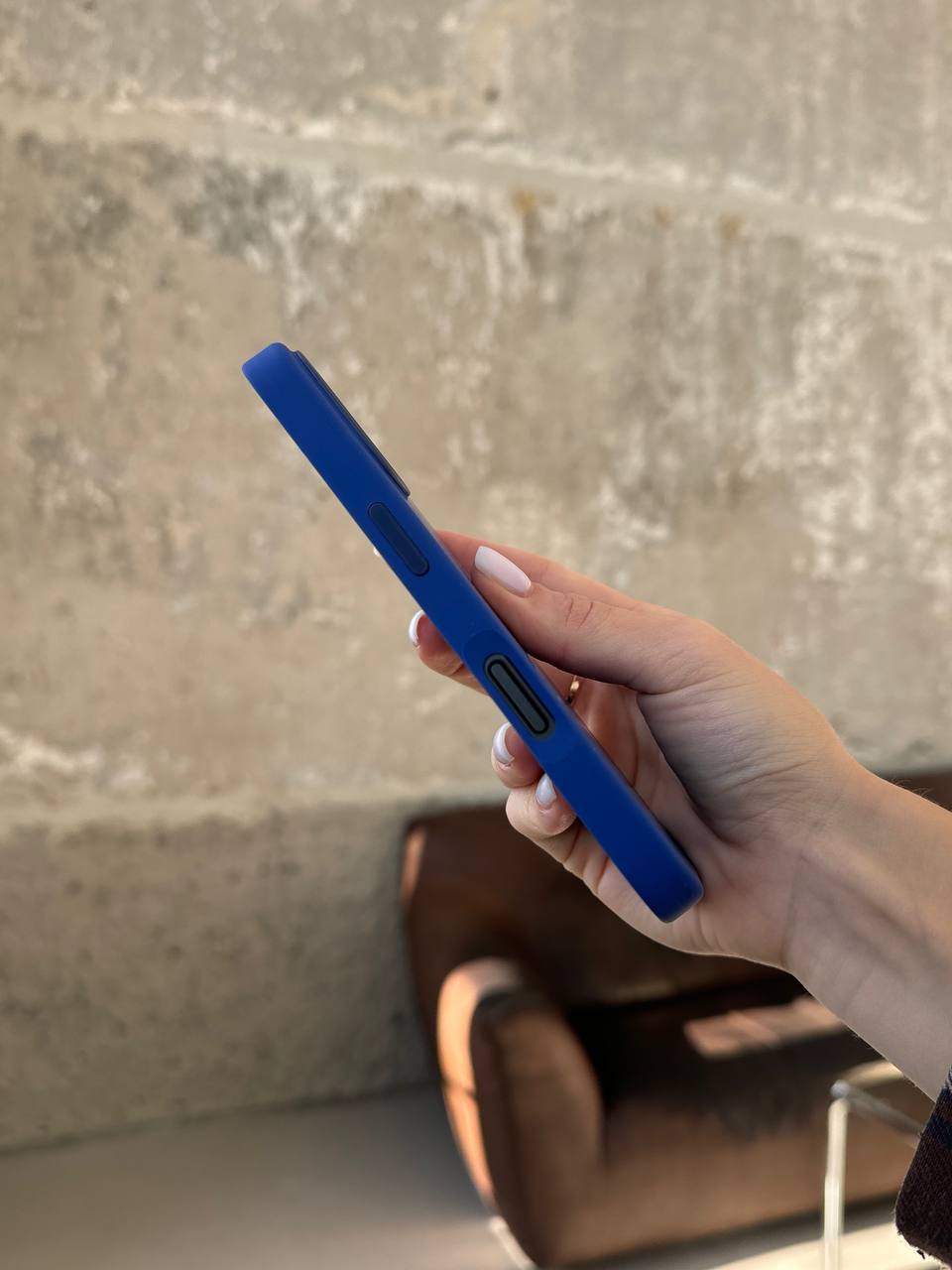 Чехол Silicone case с Magsafe на iPhone 16+ Ultramarine (06)
