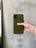 Чохол Silicone case з відкритою камерою на iPhone 11 Pro Army Green (11)