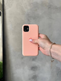 Чохол Silicone case з відкритою камерою на iPhone 11 Pro Grapefruit (07)