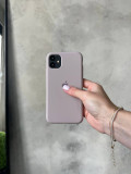 Чохол Silicone case з відкритою камерою на iPhone 11 Pro Lavander (08)