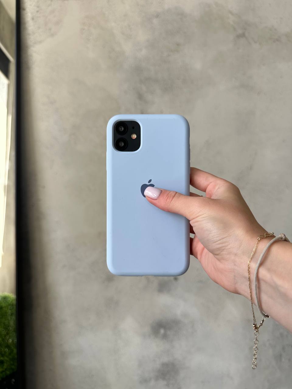 Чехол Silicone case с открытой камерой на iPhone 11 Pro Lilac (05)