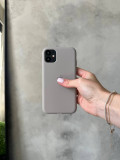 Чохол Silicone case з відкритою камерою на iPhone 11 Pro Pebble (14)