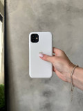 Чохол Silicone case з відкритою камерою на iPhone 11 Pro White (03)