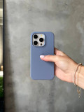 Чохол Silicone case з відкритою камерою на iPhone 13 Pro Lavander Grey (17)