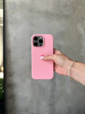 Чехол Silicone case с открытой камерой на iPhone 16 Pro Max Baby Pink (06)