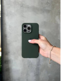 Чехол Silicone case с открытой камерой на iPhone 16 Pro Max Cyprus Green (28)