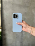 Чехол Silicone case с открытой камерой на iPhone 16 Pro Max Lilac (05)