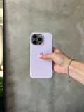 Чехол Silicone case с открытой камерой на iPhone 16 Pro Max Lilac Purple (25)