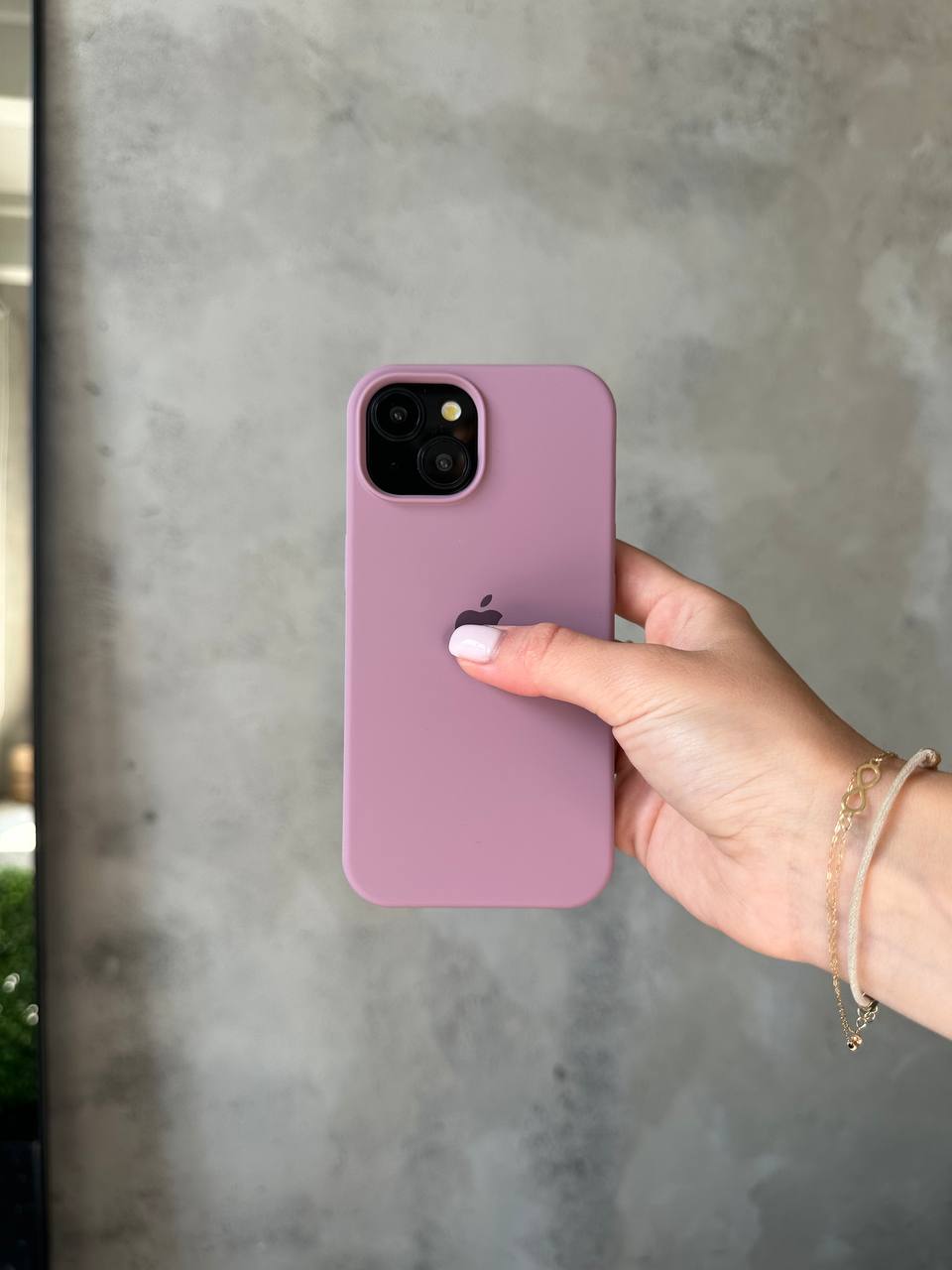 Чохол Silicone case з відкритою камерою на iPhone 13 Blueberry (20)
