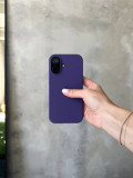 Чехол Silicone case с открытой камерой на iPhone 16 Amethyst (21)
