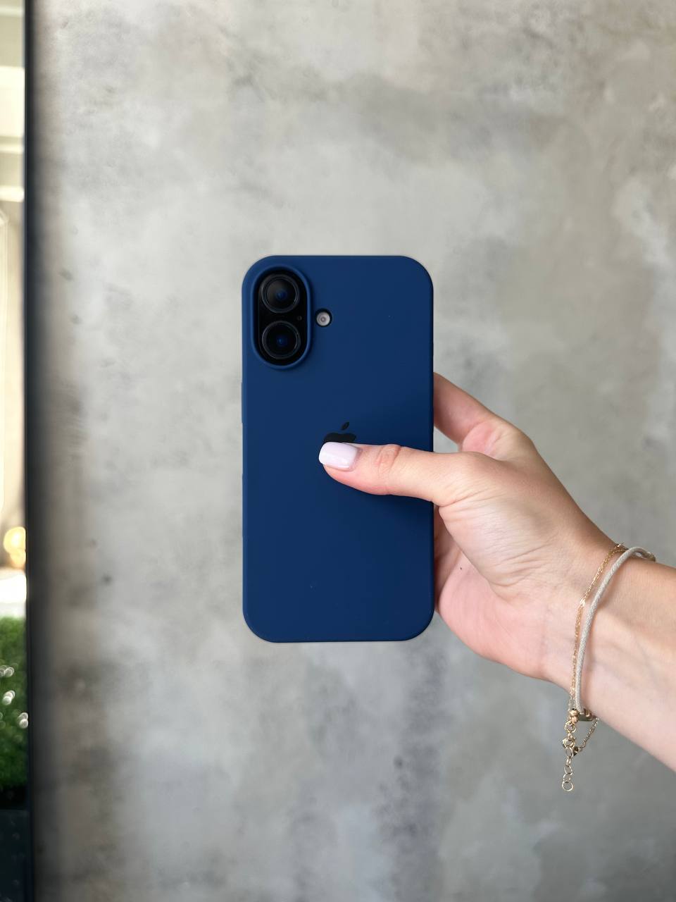 Чохол Silicone case з відкритою камерою на iPhone 17 Deep Navy (30)