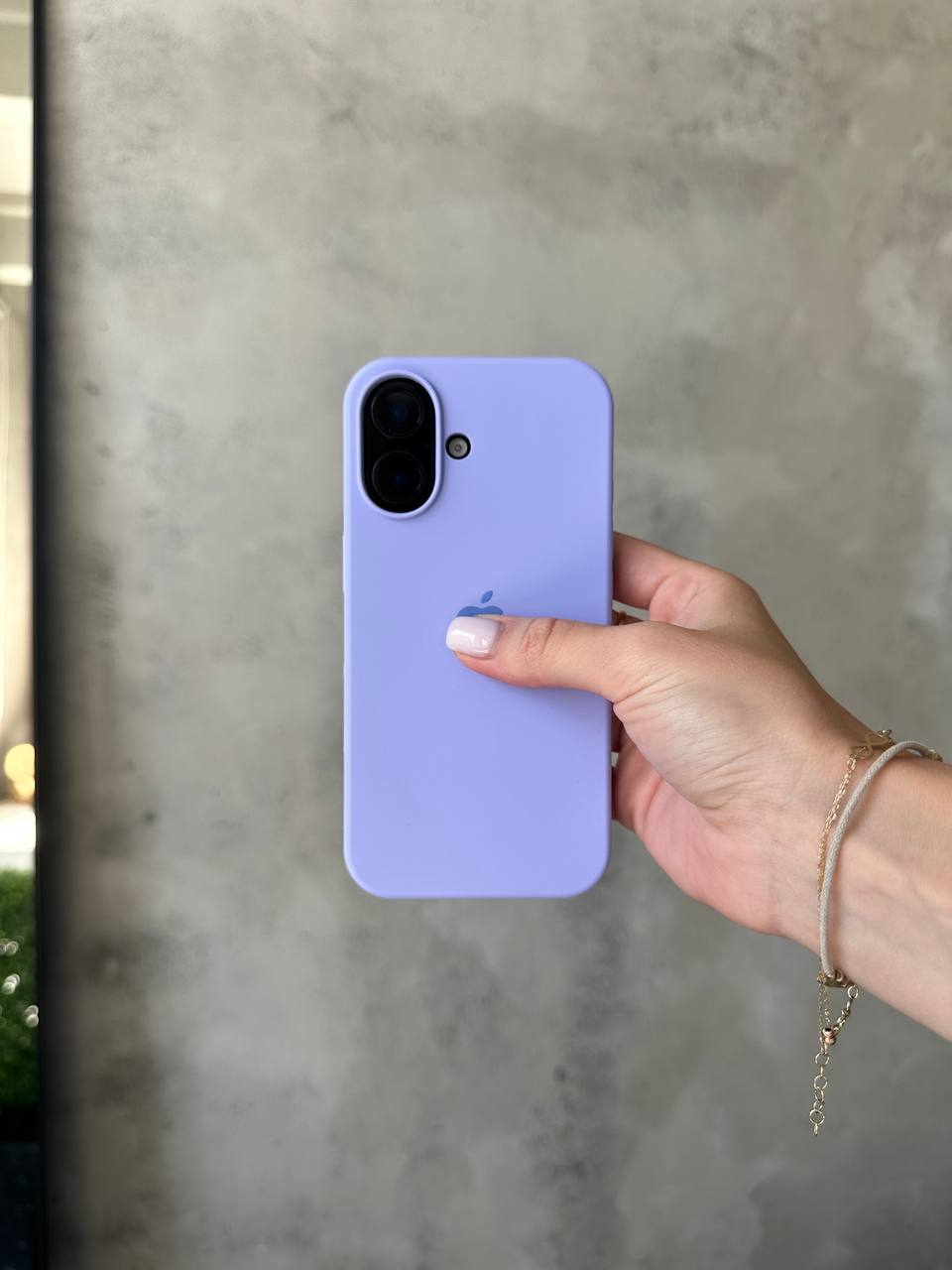 Чохол Silicone case з відкритою камерою на iPhone 17 Elegant Purple (23)