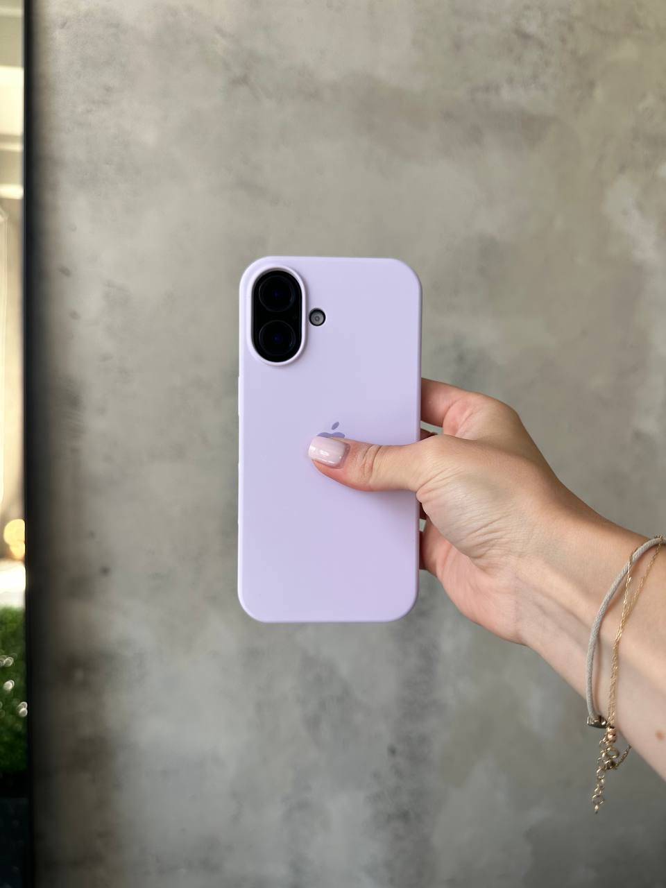 Чохол Silicone case з відкритою камерою на iPhone 17 Lilac Purple (25)