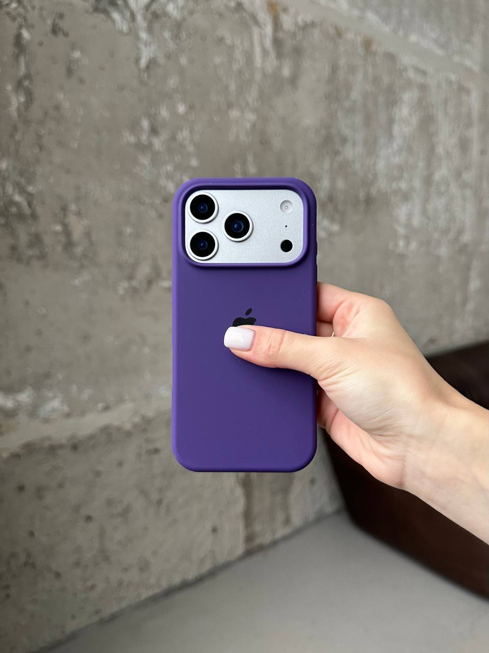 Чохол Silicone case з відкритою камерою на iPhone 17 Pro Max Amethyst (21)