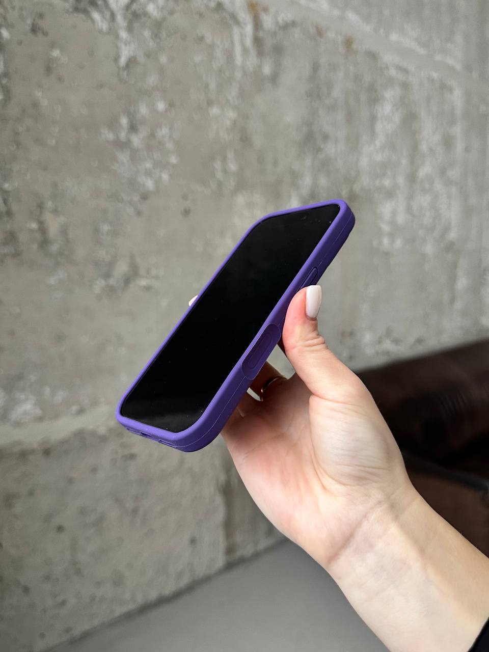 Чохол Silicone case з відкритою камерою на iPhone 17 Pro Amethyst (21)