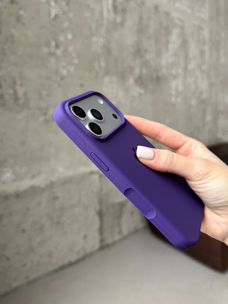 Чохол Silicone case з відкритою камерою на iPhone 17 Pro Amethyst (21)