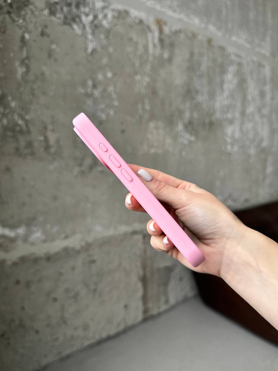 Чохол Silicone case з відкритою камерою на iPhone 17 Pro Baby Pink (06)