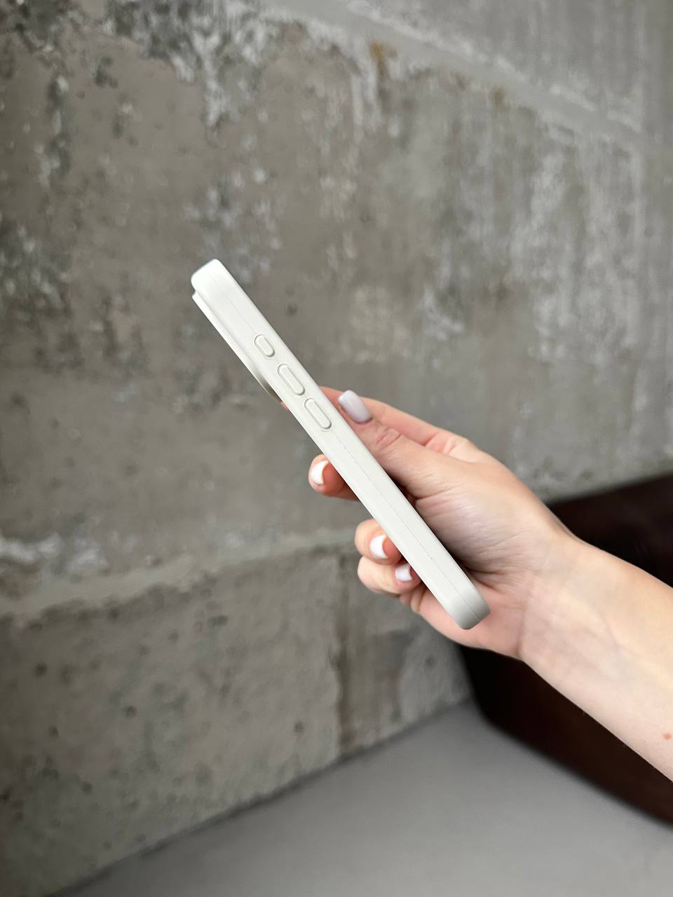 Чохол Silicone case з відкритою камерою на iPhone 17 Pro Max Beige (16)