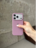 Чохол Silicone case з відкритою камерою на iPhone 17 Pro Blueberry (20)