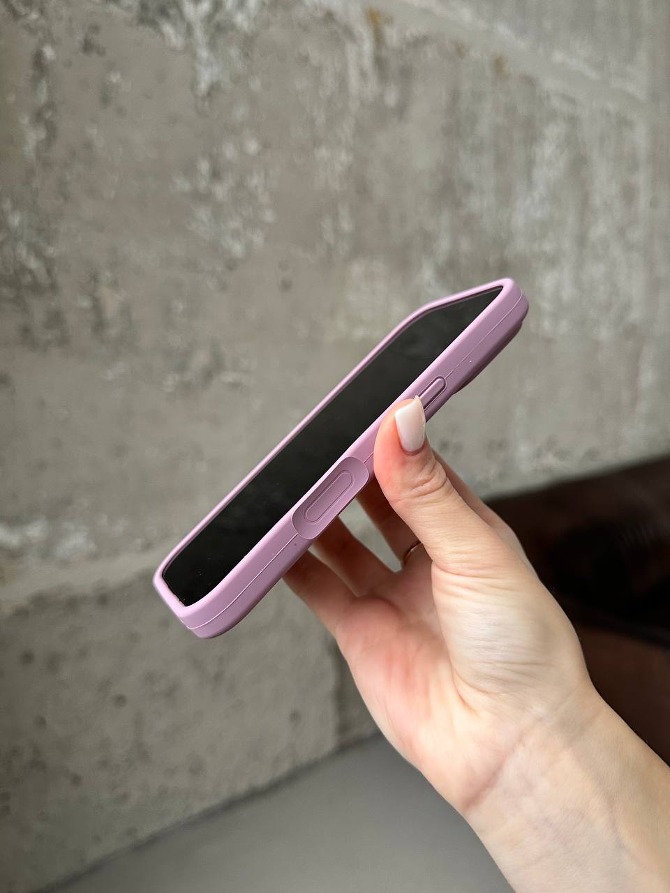 Чехол Silicone case с открытой камерой на iPhone 17 Pro Max Blueberry (20)