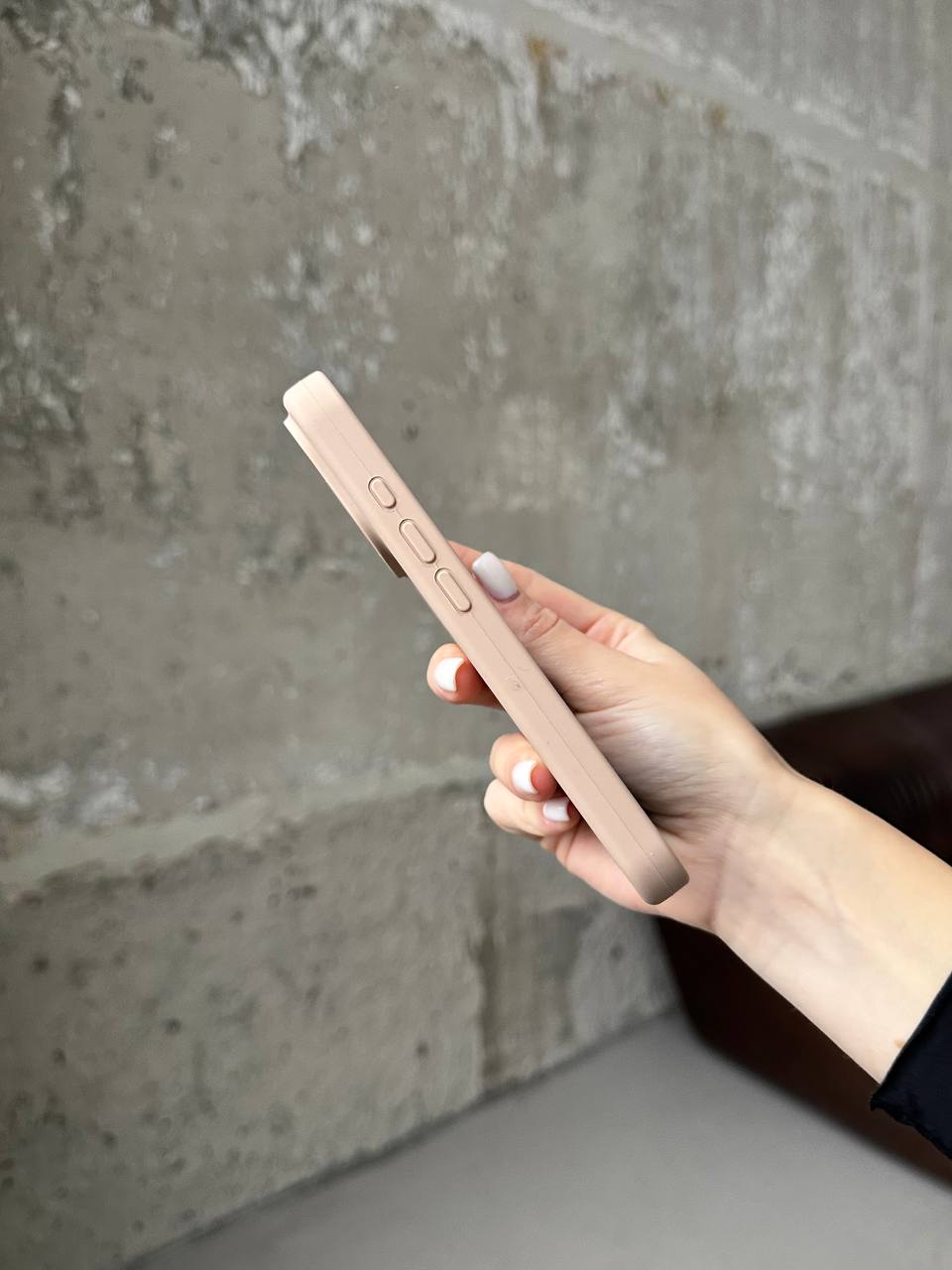 Чохол Silicone case з відкритою камерою на iPhone 17 Desert (44)